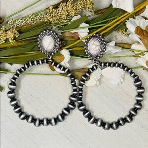 Silver Hoops Earrings